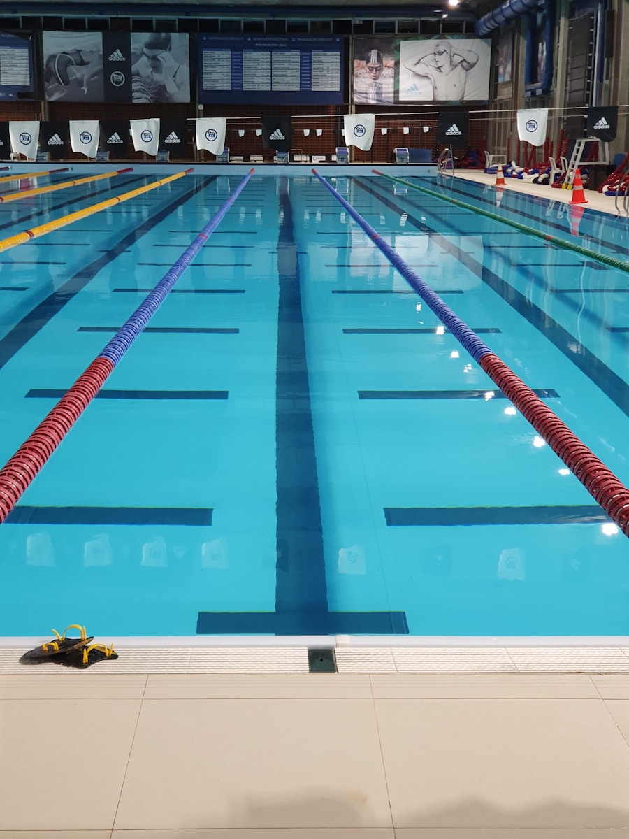 Clean pool used for water-based rehabilitation