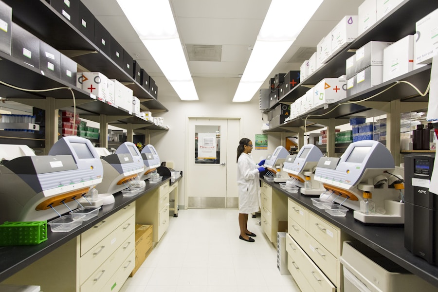 Modern clinical laboratory and diagnostic equipment