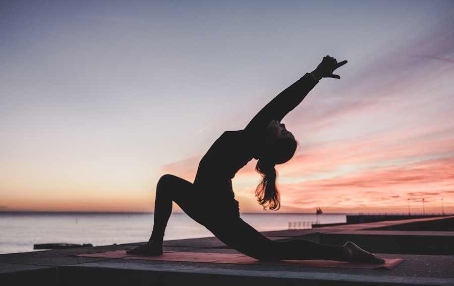 Yoga and natural lifestyle wellness practice